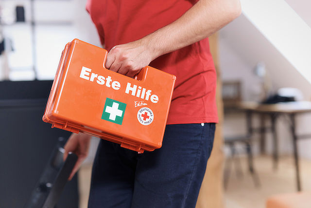 Erste Hilfe Koffer im Einsatz Erste Hilfe Koffer im Einsatz